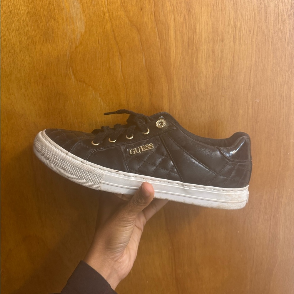 GUESS Kids Black and White Sneakers